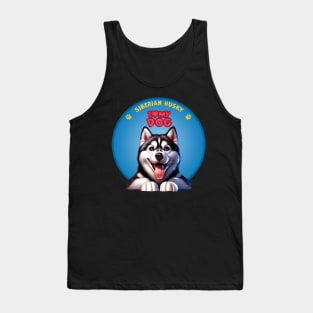 I Love my dog Siberian Husky Tank Top